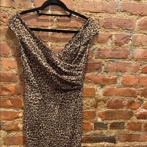 ✨Collectif “Winnie” Leopard Pencil Dress✨